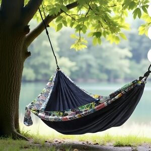 Life Is Good Colorful Sticker Patterned Hammock